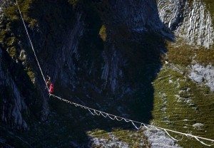 Highline Extreme 2015 foto: Denis Balibouse:Reuters